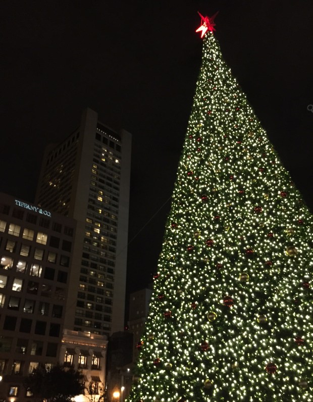 Christmas tree Union Square